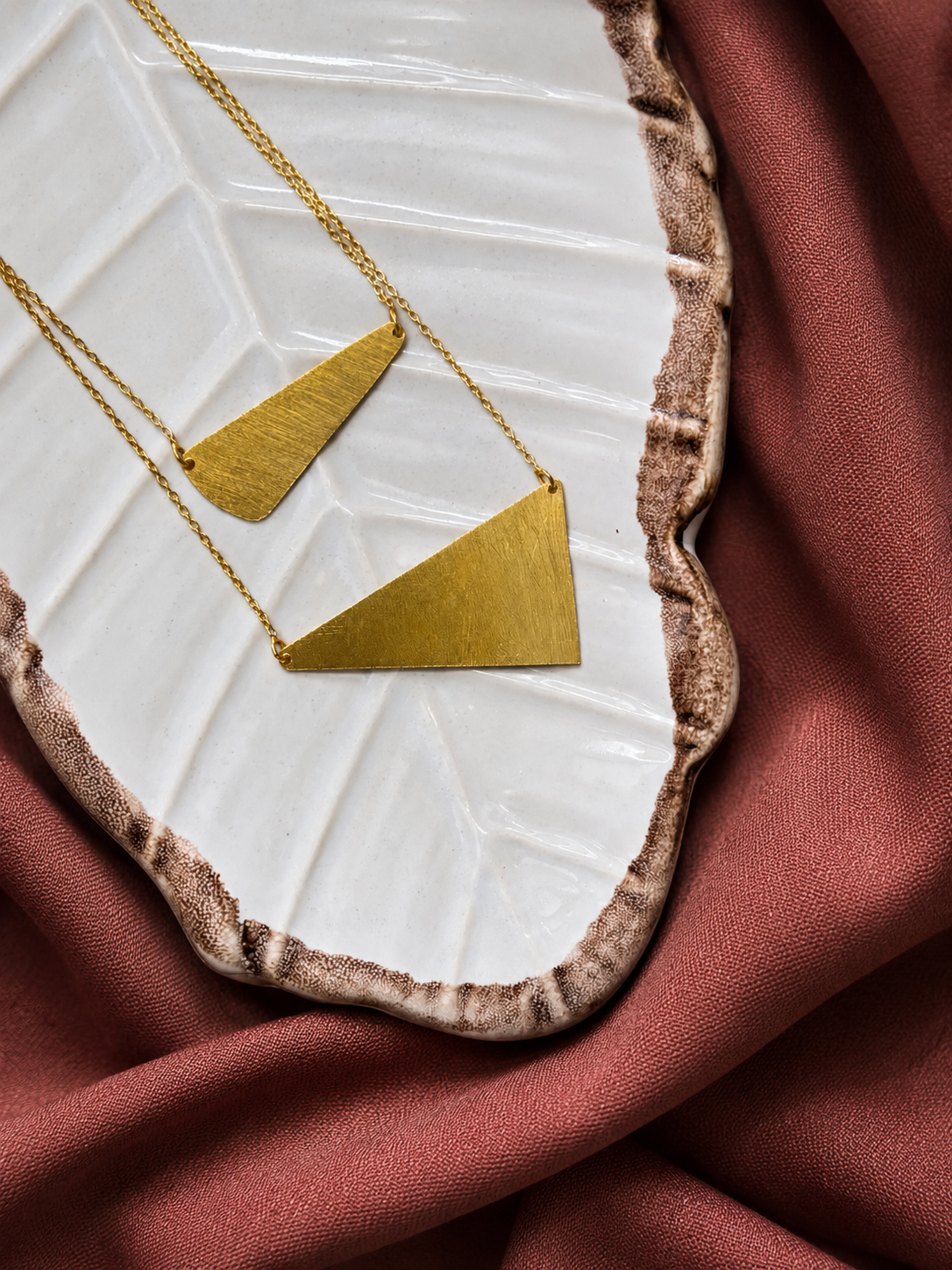 Suvarna Layered Necklace — Gold-Plated Brass