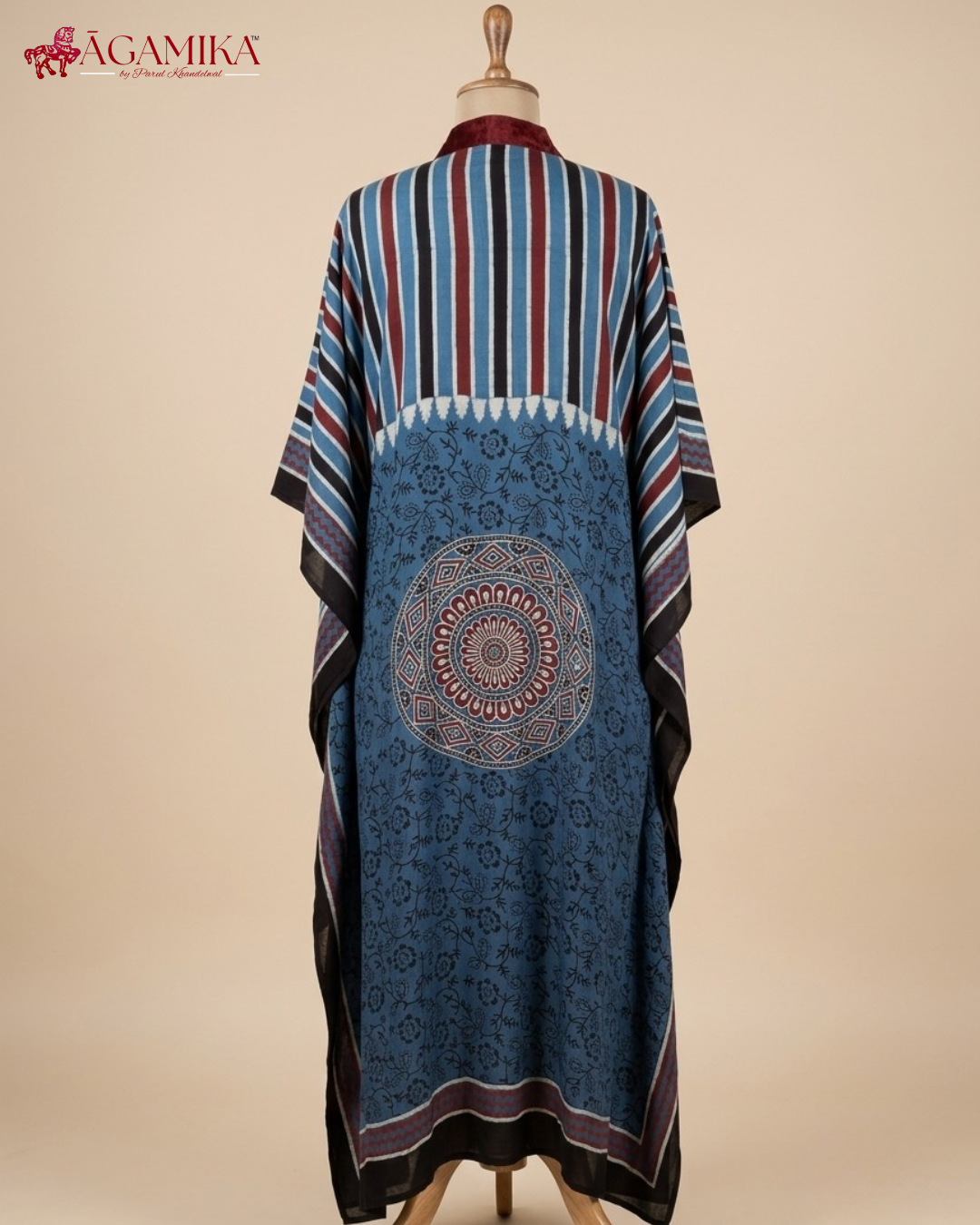 Utsav Ajrakh hand-block print kaftan