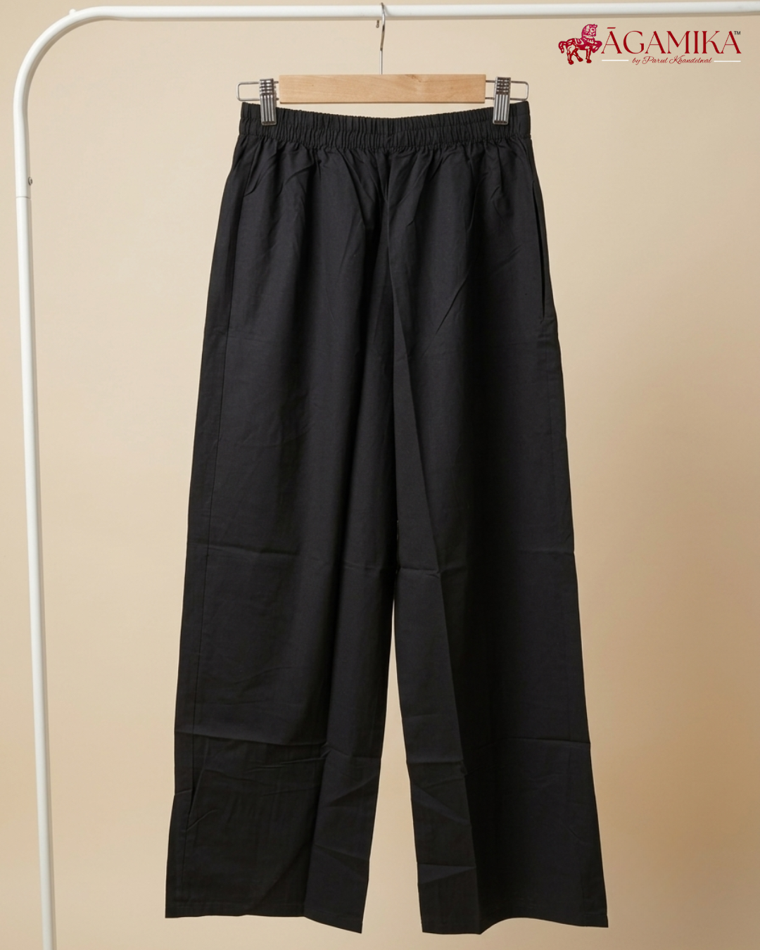 Darpana — Mirror-Work Co-ord Set in Deep Black