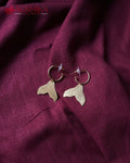 Matsya Hoop Earrings — Brushed Gold Brass