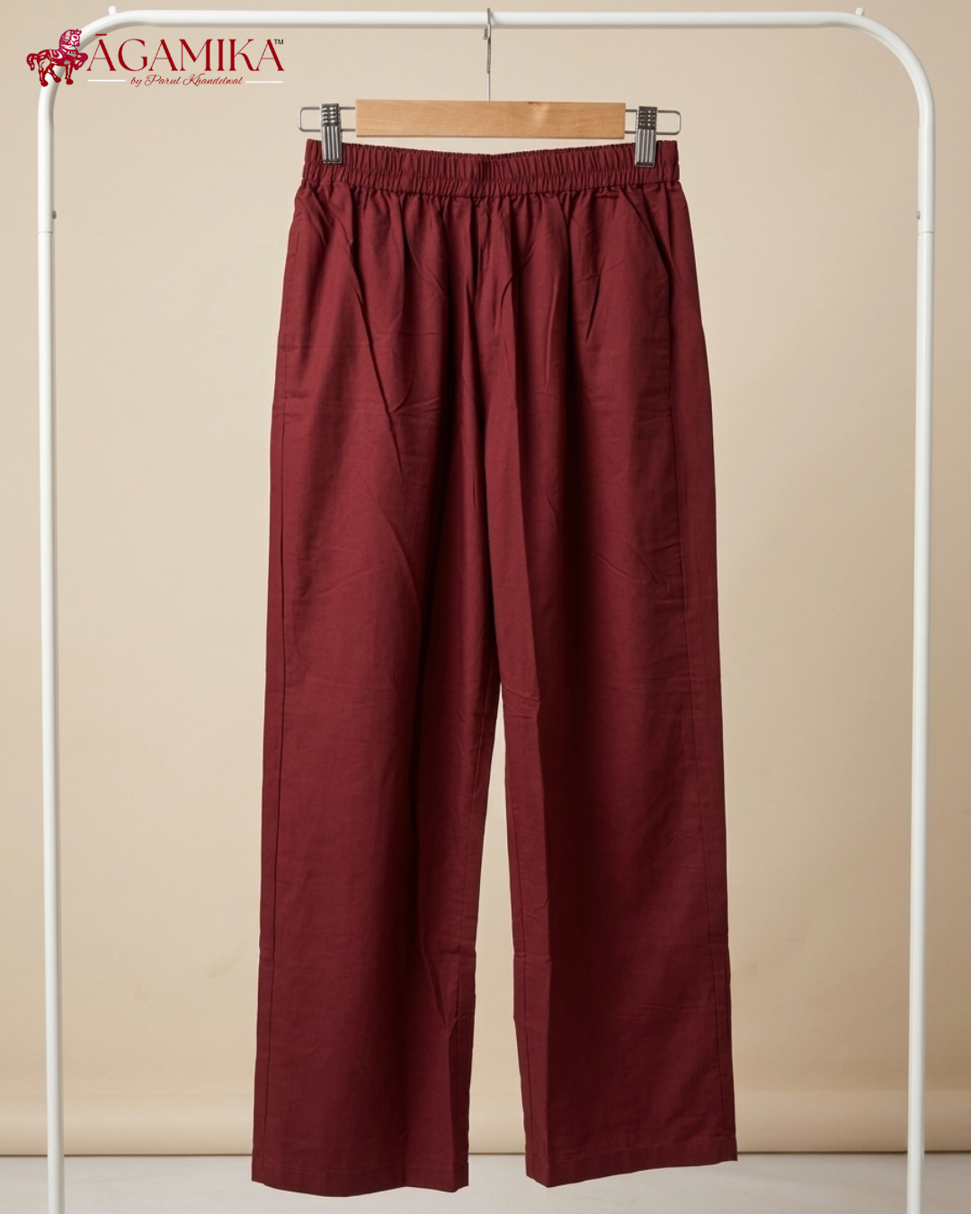 Darpana — Hand-Block Print Co-ord Set in Deep Maroon