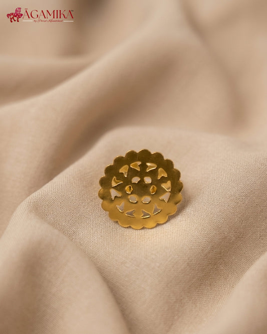Pushpa Ring — Gold-Plated Brass