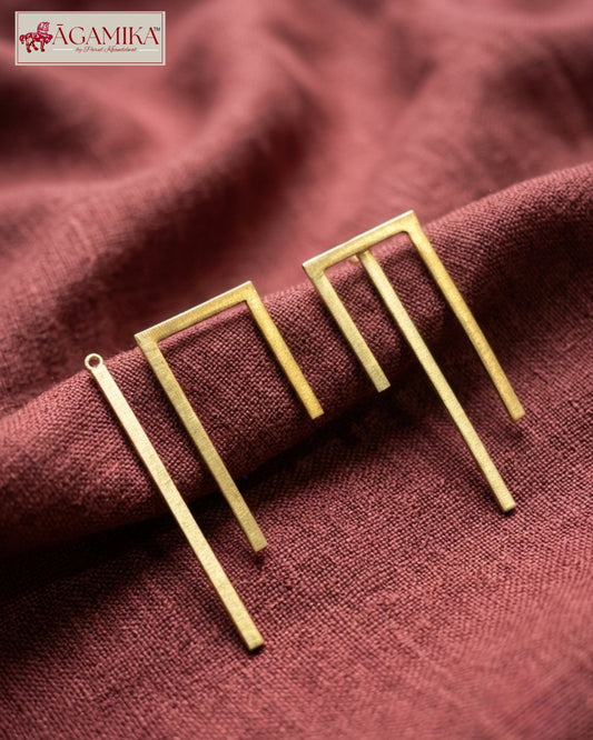 Rekha 2-in-1 Bar Earrings