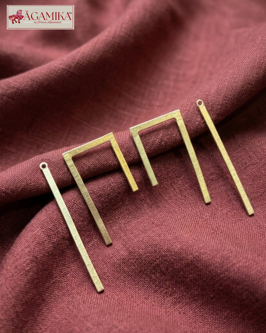 Rekha 2-in-1 Bar Earrings