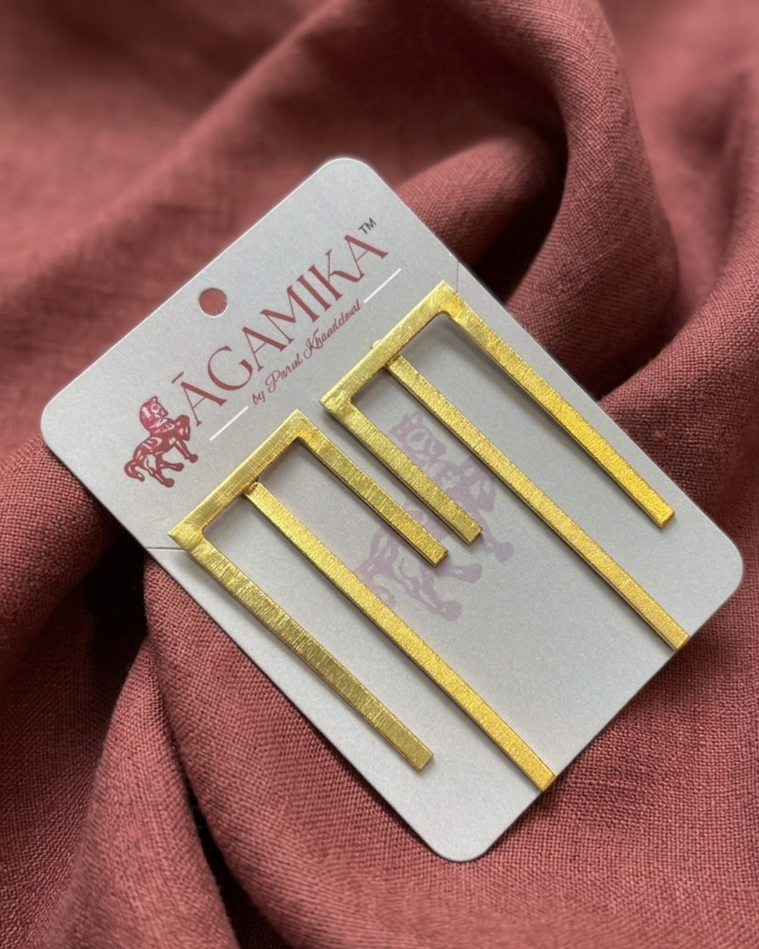 Rekha 2-in-1 Bar Earrings