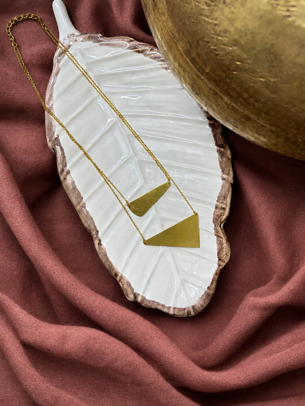 Suvarna Layered Necklace — Gold-Plated Brass