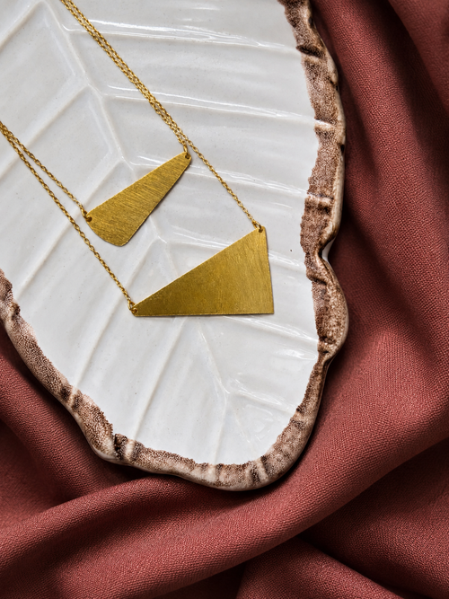 Suvarna Layered Necklace — Gold-Plated Brass